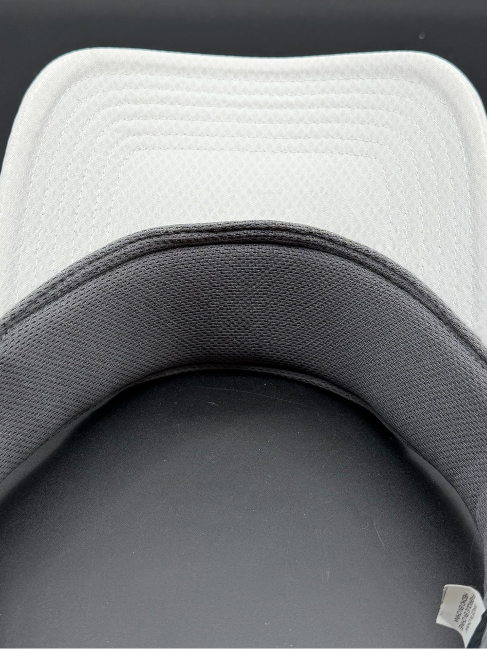 US Open Tennis Women Under Armour White Visor Hat Pink Embroidered Logo - Picture 6 of 6